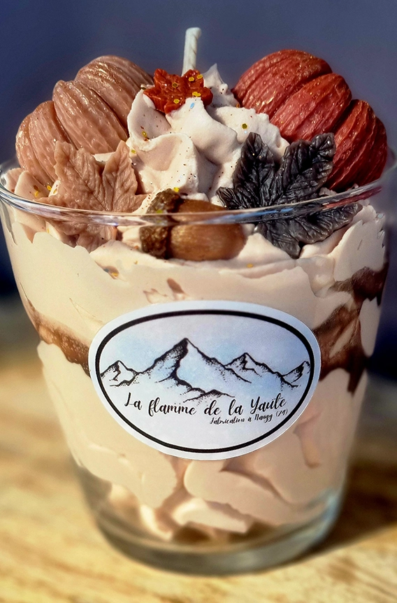 Bougie Automne citrouille