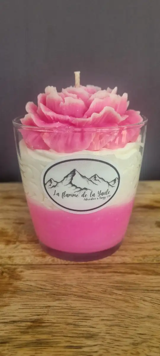 Bougie fleur