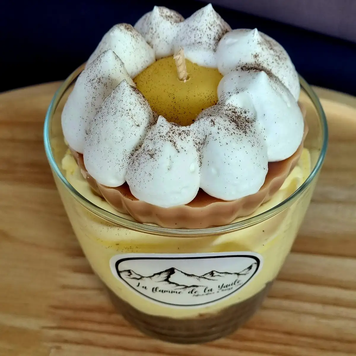 Bougie Tarte citron meringuée