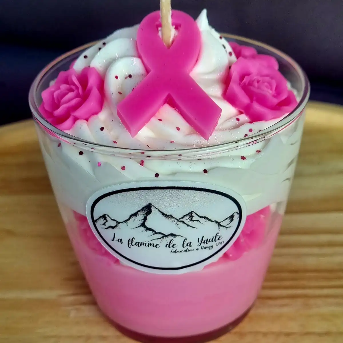 bougie octobre rose