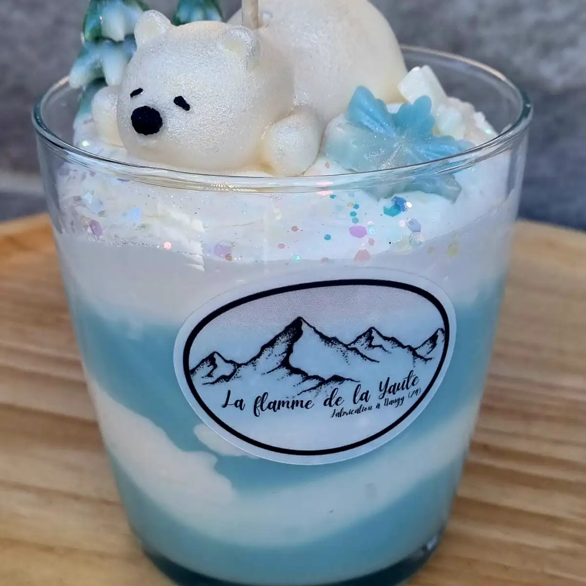 Bougie ours polaire