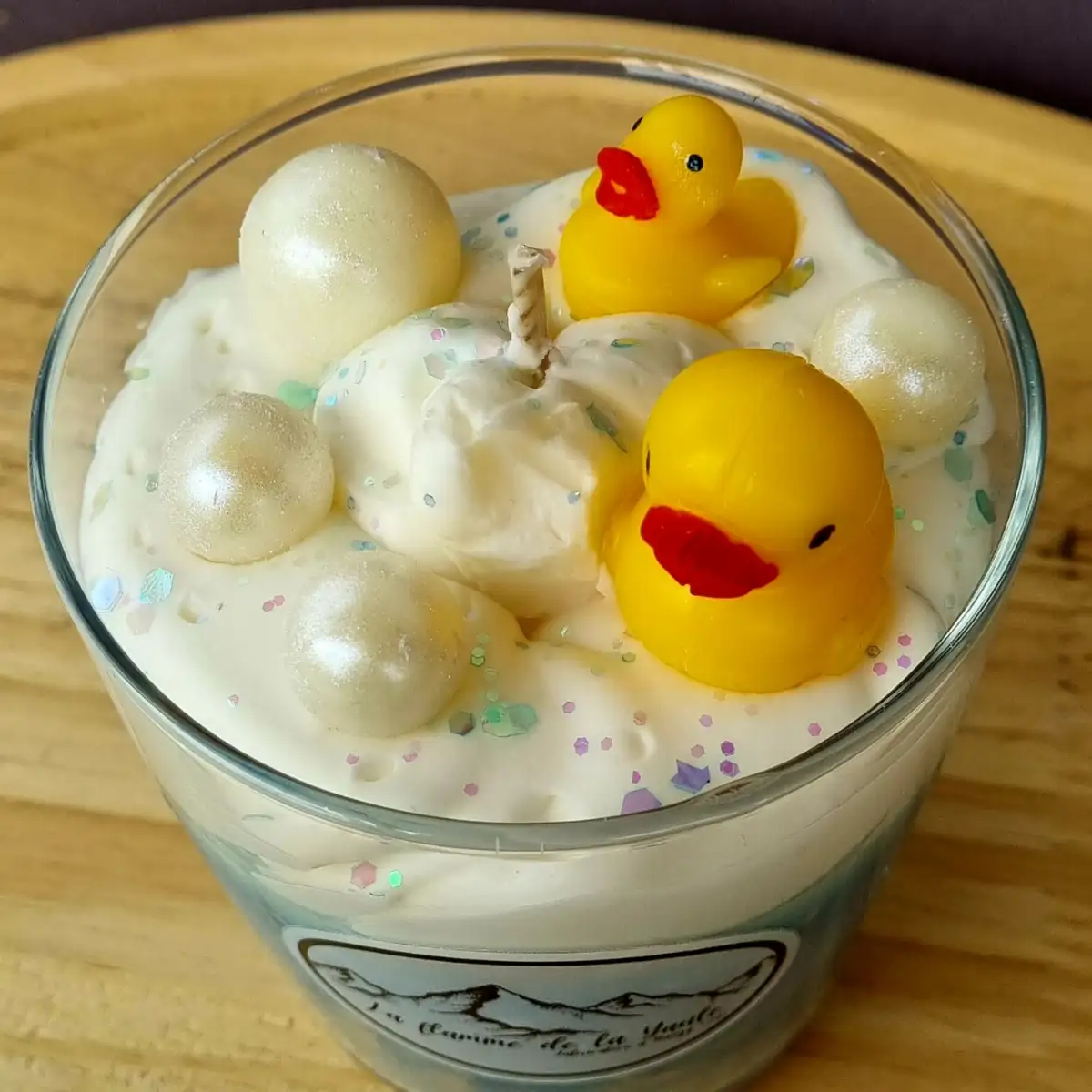 Bougie bulles de bain