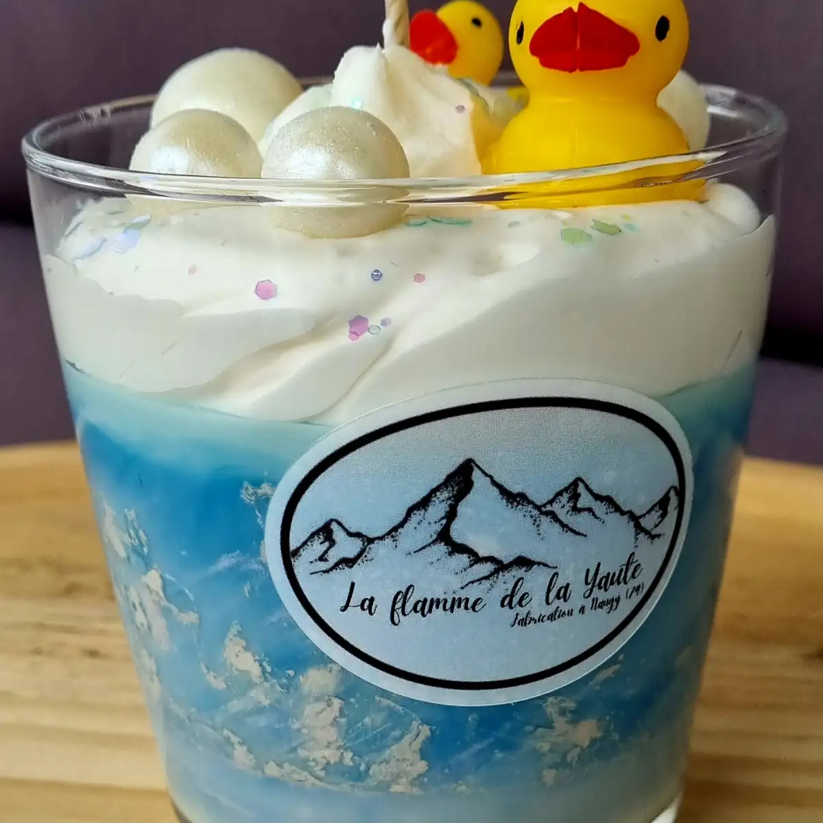 Bougie bulles de bain