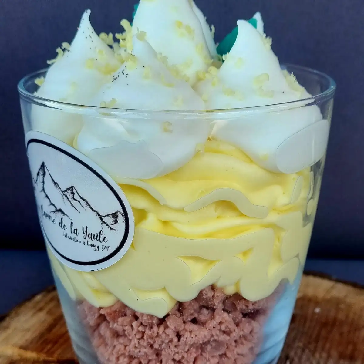 Bougie Tarte citron meringuée