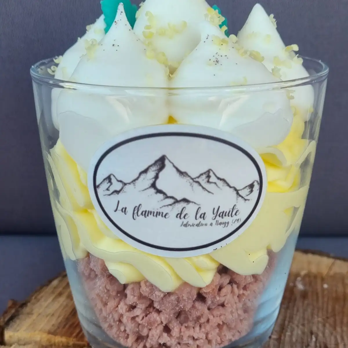 Bougie Tarte citron meringuée